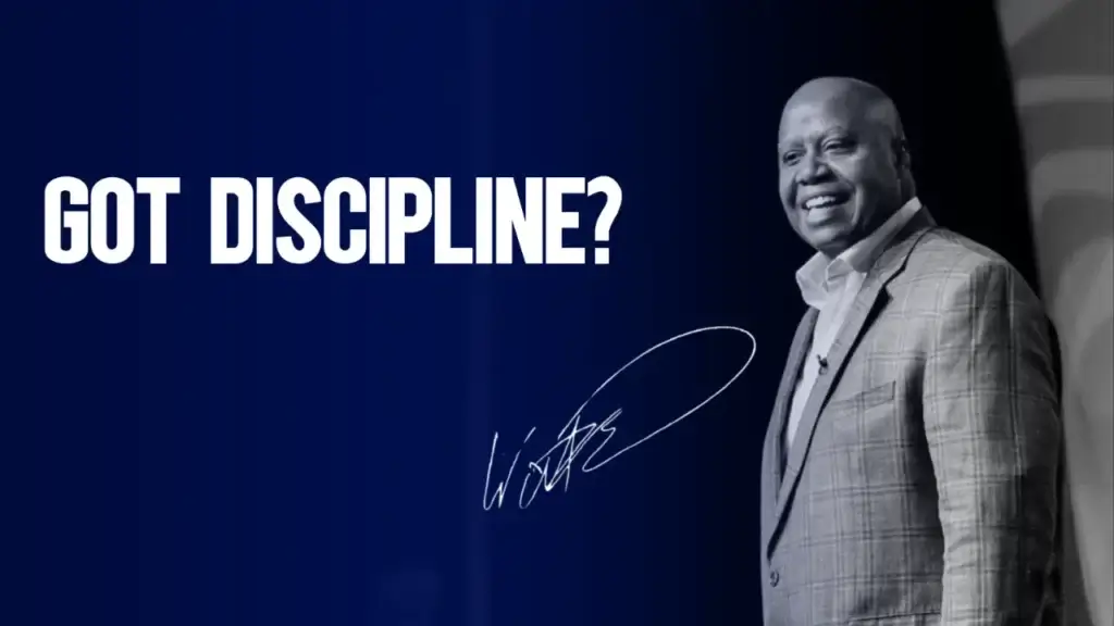 Blog post graphic titled "Got Discipline?" featuring Walter Bond smiling with his signature